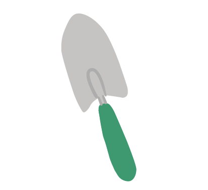 Children's Gardening Spade Vector